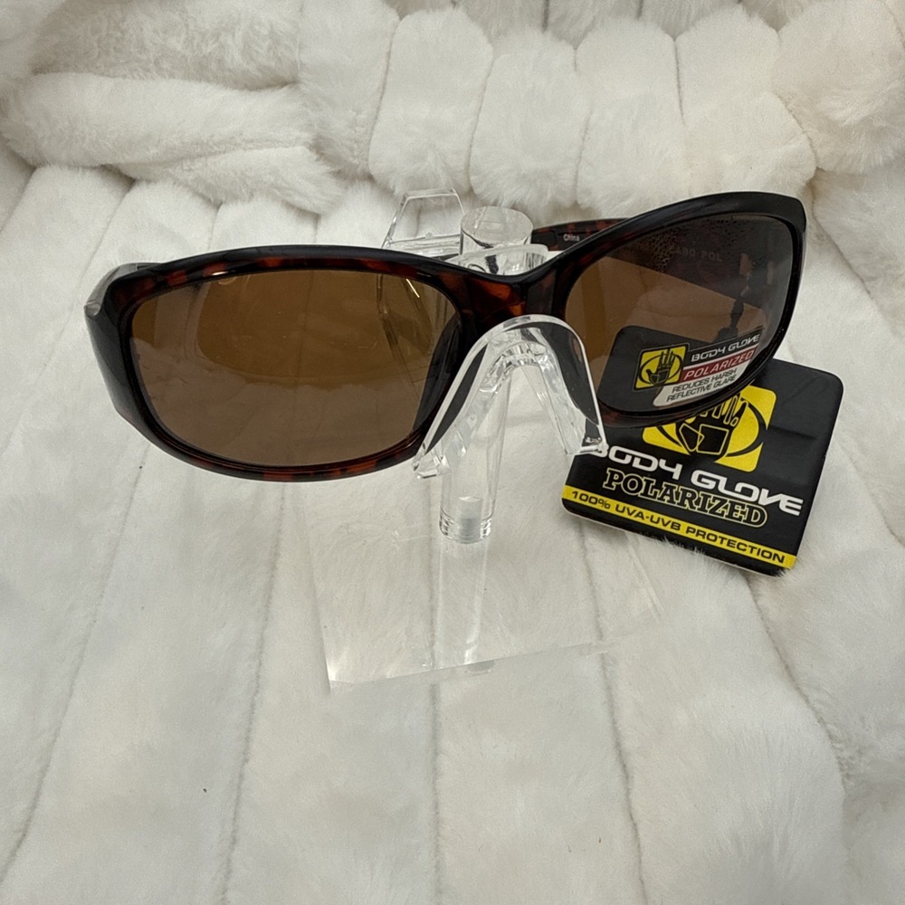 BODYGLOVE POLARIZED NEW TORTOISE SUNGLASSES "CABO POL" -UV400 PROTECT RETAIL$30